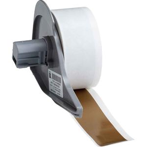 Indoor-Outdoor Label Printer Tape - Vinyl, Gold, 1", BMP® 71, 50 feet