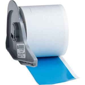 Indoor-Outdoor Label Printer Tape - Vinyl, Blue, 2", BMP® 71, 50 feet