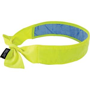 Chill-Its® 6700CT Cooling Bandanas - High Visibilty Lime-Yellow, Evaporative, PVA Cooling Towel, Tie