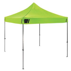 SHAX® 6000 Heavy-Duty Work Tents - 10', 10' - 14', High Visibility Lime