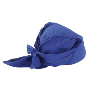 Chill-Its® 6710 Cooling Triangle Hats - Blue, Evaporative, Acrylic Polymer Crystals