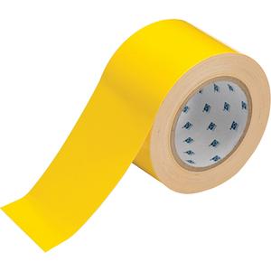 ToughStripe® Floor Marking Tape - Yellow, Polyester, 3", 100'