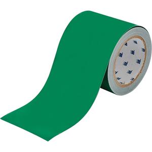 ToughStripe® Floor Marking Tape - Green, Polyester, 4", 100'