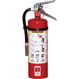 Fire Extinguisher - ABC, Dry Chemical, 5 lbs., 3A:40BC, 8' - 10', Wall/Vehicle, ULC, 13 - 14, 195, 16", 4.25"