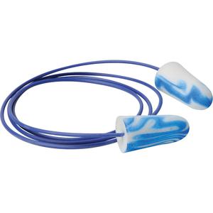 SparkPlugs® Multi-Coloured Foam Earplugs - Corded, 33, One-Size, Meets/Exceeds CSA Class AL, Bulk - Box, Metal detectable