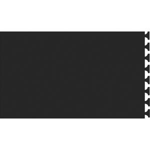 Rejuvenator Connect No. 502 Matting - 3', 5', 5/8", Black, Polyurethane, Dry, Solid, Waffle, End Mat w/Male Connectors, 10 Years