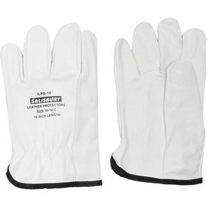 Salisbury™  Leather Protector Gloves - 10/10.5, 7, 8, 9, 11/11.5, 10" L, Priced per Pair, Goatskin, 10 et 10.5