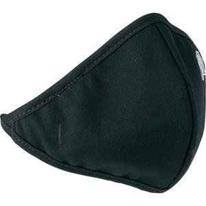 Mouth Piece for Winter Liners - Cotton/Fleece, Fleece, Black, One Size, Hook and Loop