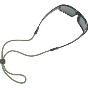 Universal Fit 3 mm Safety Glasses Retainer - Olive Green
