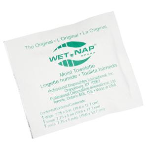 Hand Cleansing Moist Wipes - Towelette, Non-Medical, 5-3/16" x 6-1/8", 100, Box