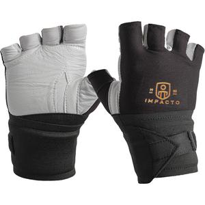 Anti-Vibration Gloves- Right - Small, Medium, Large, X-Large, Hook & Loop, Grain Leather