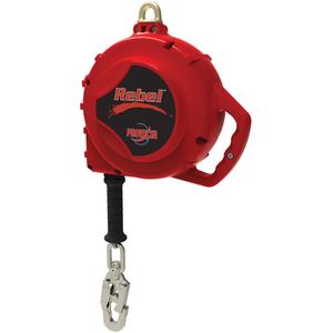 Rebel™ Self Retracting Lifeline - 33', 50', 1, Galvanized Steel, Swivel, Carabiner, Steel, Snap Hook, Steel, CSA Standard Z259.2.2