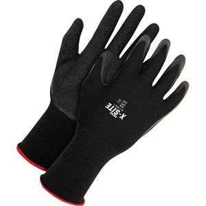 X-Site™ Coated Gloves - X-Large, 11, 15, Nylon, Latex, Dipped Palm, Unlined, EN 388 Level 3, EN 388 Level 1, EN 388 Level 3, EN 388 Level 1
