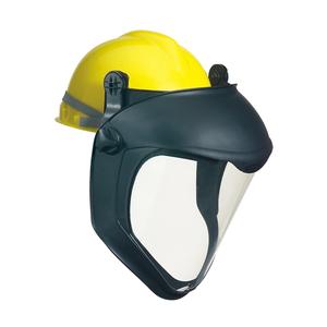 Uvex® Bionic™ Faceshield with Hardhat Adapter - 8-1/2", 16-1/2", 0.06", Polycarbonate, Clear, None, Meets/Exceeds CSA Z94.3/ANSI Z87+