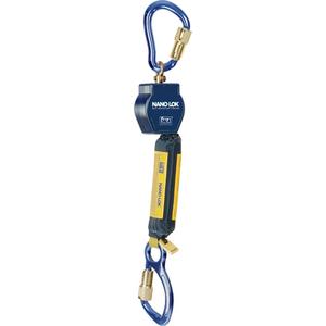 Nano-Lok™ Self-Retracting Lifeline - 6', 2, Stainless Steel, Swivel, Carabiner, Aluminum, Carabiner, Aluminum