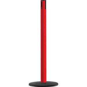 Advance TensaBarrier® - Receiver Post - 36", Steel, Red, 7.5' L x 2" W