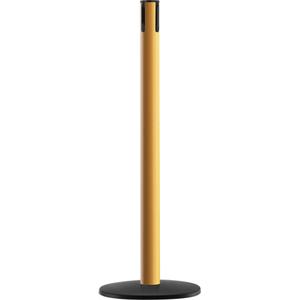 Advance TensaBarrier® - Receiver Post - 36", Steel, Yellow, 7.5' L x 2" W