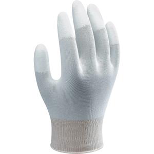 BO600 General Purpose Gloves - Small, Medium, Large, X-Large, Nylon, Polyurethane, Dipped Fingertips, Unlined, EN 388 Level 1, EN 388 Level 3, EN 388 level 1, White