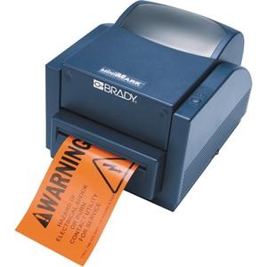 B-595 Indoor/Outdoor Grade Printer Tape - Vinyl, Brown, 100", MiniMark, 1/2"