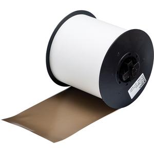 B-595 Indoor/Outdoor Grade Printer Tape - Vinyl, Gold, 100", MiniMark, 4"
