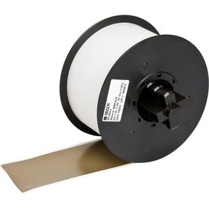 B-595 Indoor/Outdoor Grade Printer Tape - Vinyl, Gold, 100", MiniMark, 2-1/4"