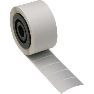 B-438 Tamper-Evident Printer Tape - Polyester, Silver, 1", MiniMark, 2", 1240