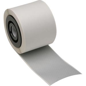 B-438 Tamper-Evident Printer Tape - Polyester, Silver, 3", MiniMark, 1320"