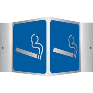 Smoking Section Projection™ Sign - Aluminum, 6", 5", Bolt-On, Pictogram, Smoking Control, Smoking Section Pictogram