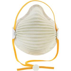 Airwave™ Respirators - NIOSH, Small, Cup, Without, N95, Adjustable