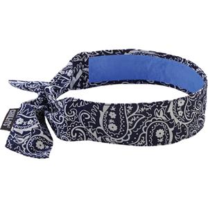 Chill-Its® 6700CT Cooling Bandanas - Blue, Navy Western