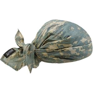 Chill-Its® 6710CT Cooling Triangle Hats - Green, Green Camo