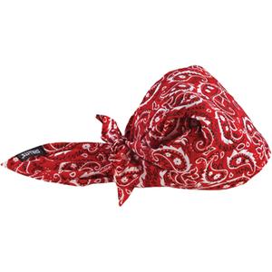 Chill-Its® 6710CT Cooling Triangle Hats - Red, Red Western