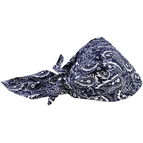 Chill-Its® 6710CT Cooling Triangle Hats - Blue, Blue Western