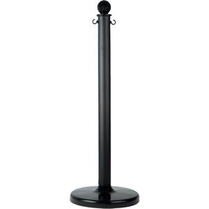 Stanchions - 40", Plastic, Black, 2.5", 2.6, 14", 6.6
