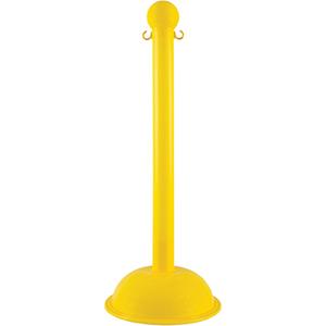 Stanchions - 41", Plastic, Yellow, 16", 3.1, 12, 3"