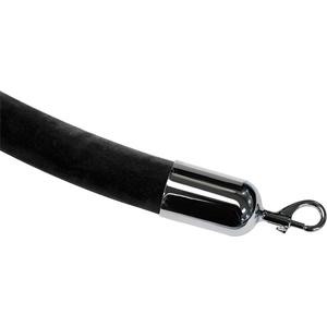 Ropes - Velour, Black, 1.5"
