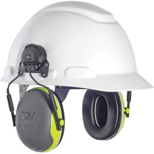 Peltor™ X Series Earmuffs - Cap Mount, A, 25, Peltor<sup>TM</sup X4P, Cap Mount