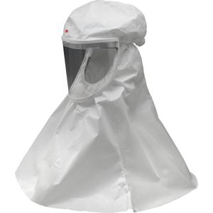 Versaflo™ Economy Hood - Large/Medium, Soft Top, Single, Economy Hood w/ Inner Shroud and Fabric Suspension, White General Purpose