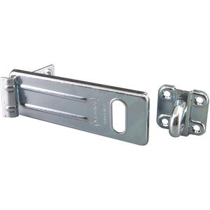 General Security Hardened Steel Hasp - 1, Silver, 152 mm, Hard Wrought Steel Body, 0.6 lbs., 9/16