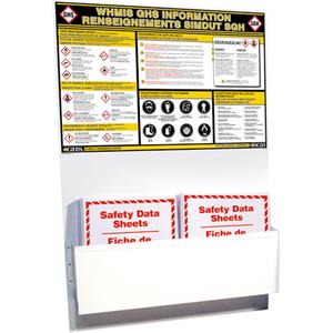 GHS Information Stations - English & French, WHMIS, Included, Double Station, English/French