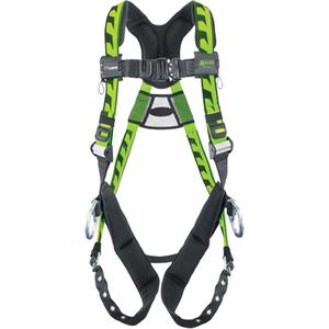 Miller® Aircore™ Harnesses - Work Positioning/Fall Arrest, AP, 400 lbs., Universal, Back - Side, Tongue Buckle, Quick-Connect
