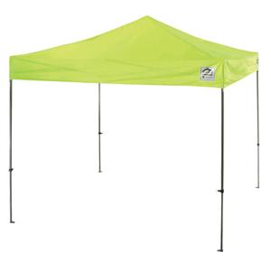SHAX® 6010 Light-Weight Tents - 10', 10' - 14', High Visibility Lime