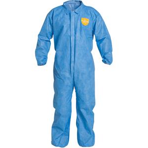 ProShield® 10 Coveralls - SMS, Medium, Large, X-Large, 2X-Large, 3X-Large, 4X-Large, Blue, 25