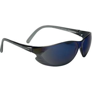 Blue Mirror Safety Glasses - Meets/Exceeds CSA Z94.3, Blue/Mirror, Anti-Scratch