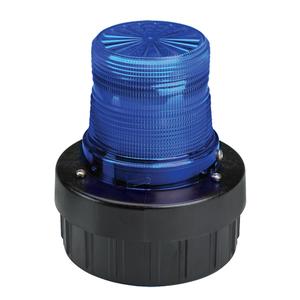 Flashing Combination Audible/Visual Signals - Blue, Flashing, Buzzer, 85 dB, Pipe/Electrical Box, LED