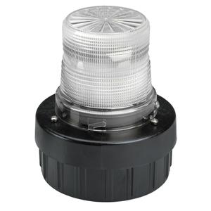 Flashing Combination Audible/Visual Signals - Clear, Flashing, Buzzer, 85 dB, Pipe/Electrical Box, LED