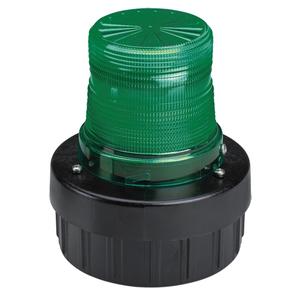 Flashing Combination Audible/Visual Signals - Green, Flashing, Buzzer, 85 dB, Pipe/Electrical Box, LED