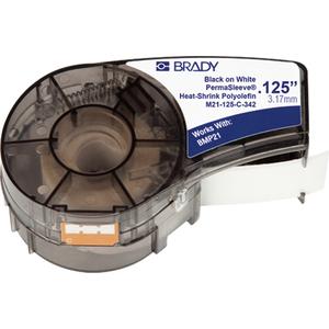 M21 Wire Marker Sleeves - Polyolefin, Yellow, 84", 0.125", BMP®21