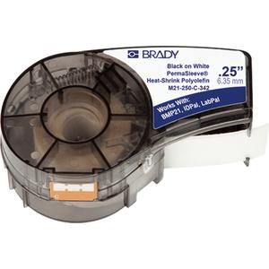 M21 Wire Marker Sleeves - Polyolefin, Yellow, 84", 0.25", BMP®21