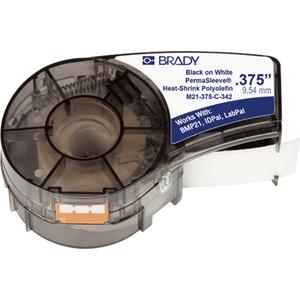 M21 Wire Marker Sleeves - Polyolefin, Yellow, 84", 0.375", BMP®21